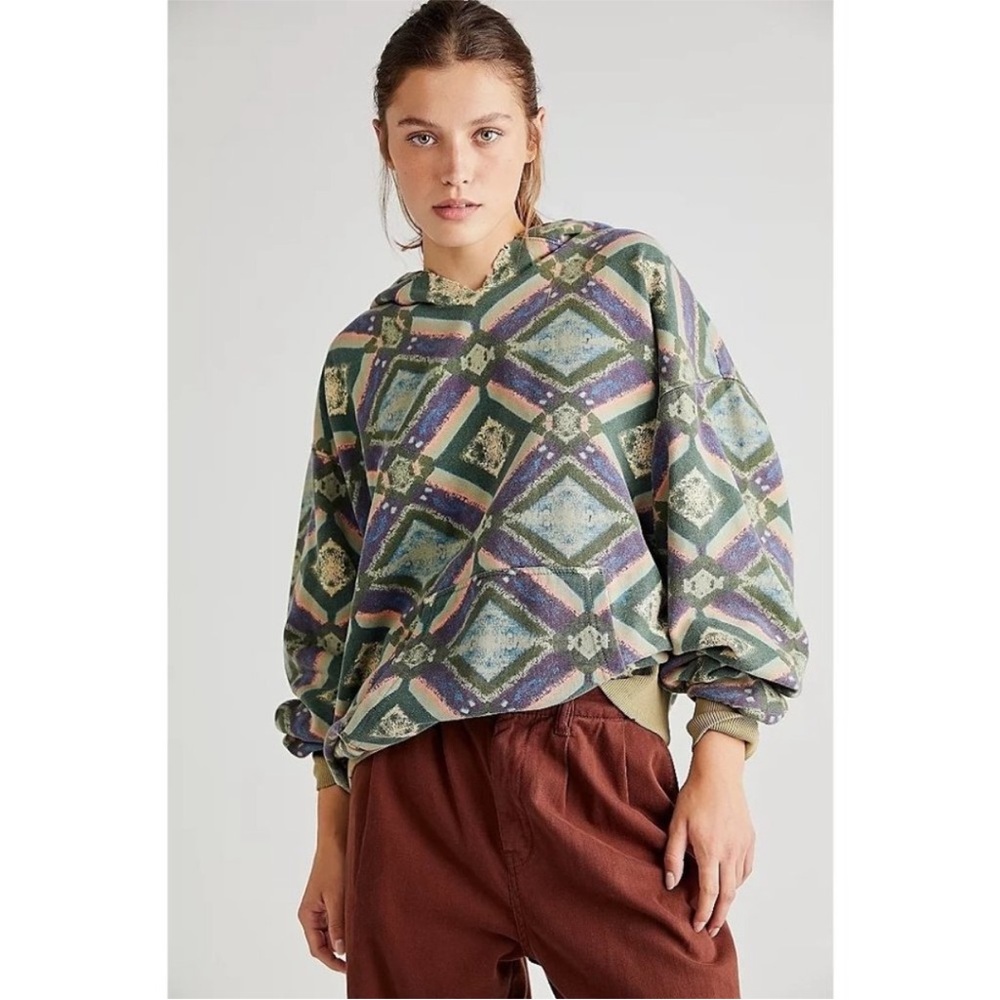 Free People Its a Vibe Hoodie - Picture 1 of 9